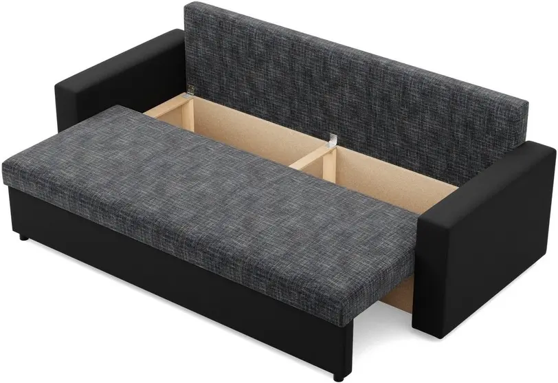 Canapea Magnifico Meble Luna Lawa 17/Real 11 (Dark Grey/Black)