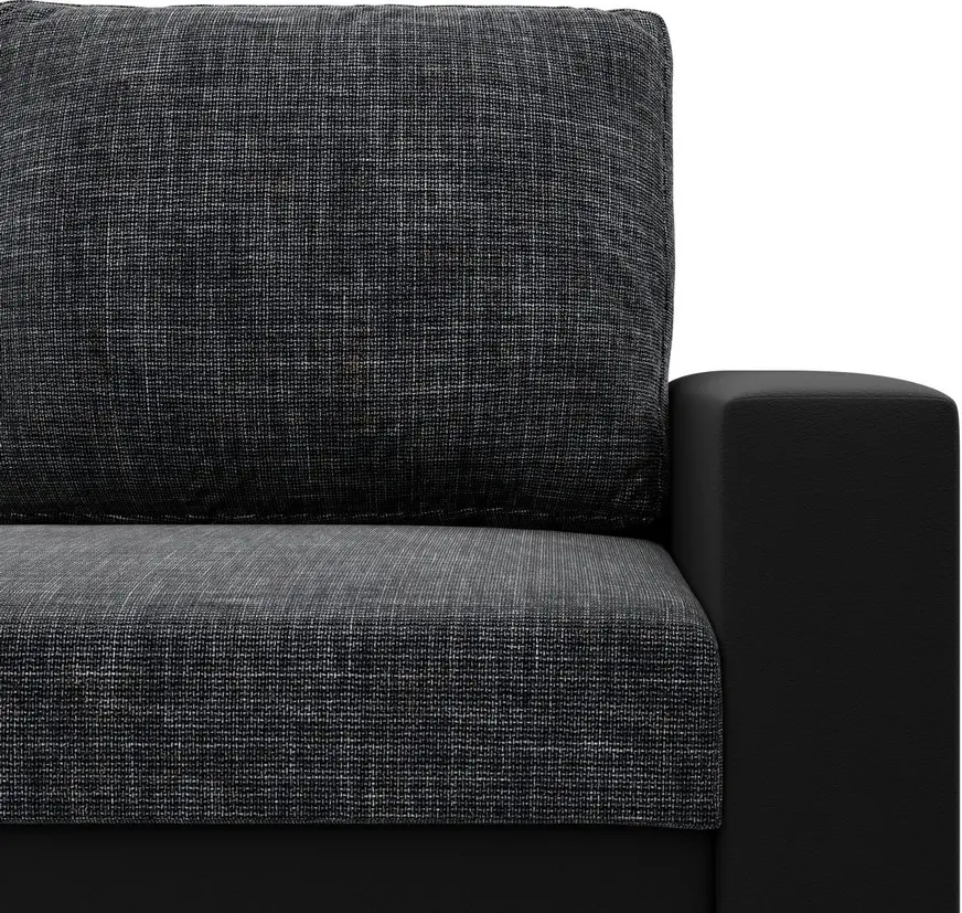 Canapea Magnifico Meble Luna Lawa 17/Real 11 (Dark Grey/Black)