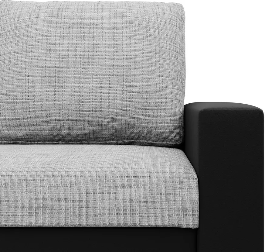 Canapea Magnifico Meble Luna Lawa 9/Real 11 (Light Grey/Black)