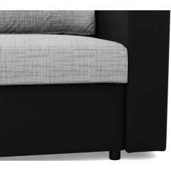 Canapea Magnifico Meble Luna Lawa 9/Real 11 (Light Grey/Black) Thumb