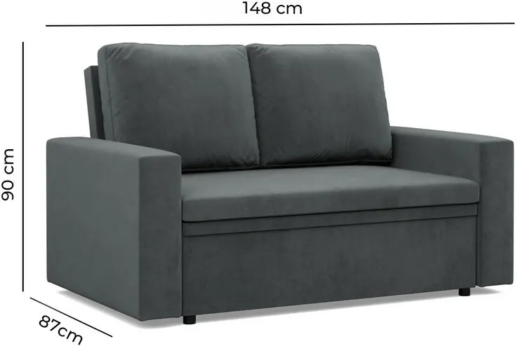 Canapea Magnifico Meble Neo Straight Kronos 15 (Light Grey)