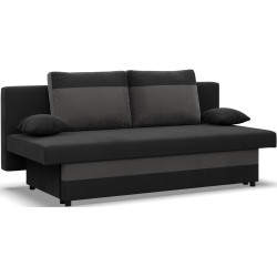 Canapea Magnifico Meble Nola Bonell Mikrofaza 15/Mikrofaza 27 (Black/Grey) Thumb