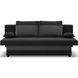 Canapea Magnifico Meble Nola Bonell Mikrofaza 15/Mikrofaza 27 (Black/Grey) Thumb