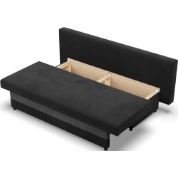 Canapea Magnifico Meble Nola Bonell Mikrofaza 15/Mikrofaza 27 (Black/Grey) Thumb