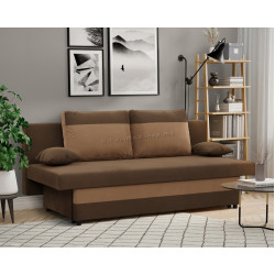 Диван Magnifico Meble Nola Bonell Mikrofaza 20/Mikrofaza 48 (Brown/Cappuccino)