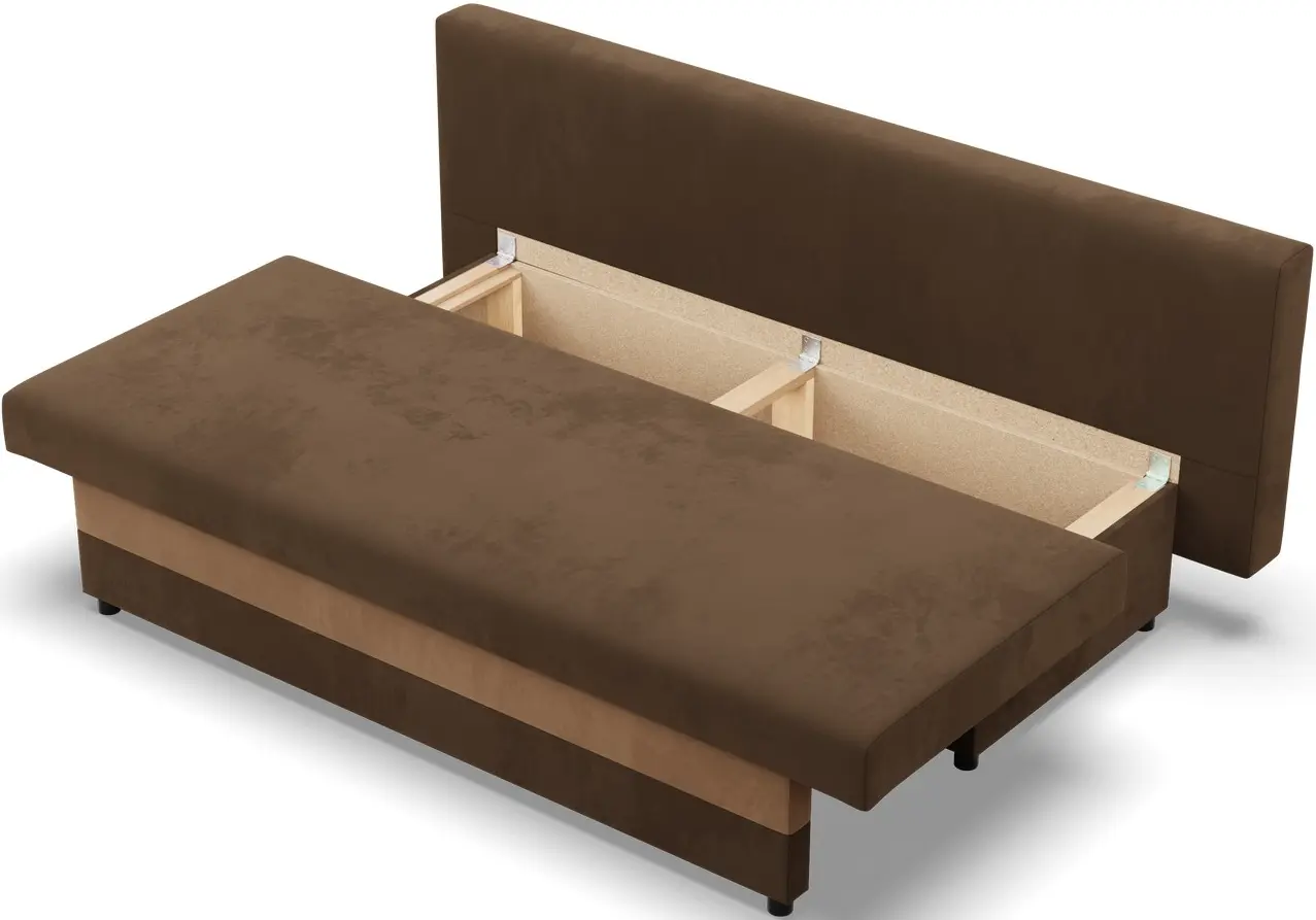 Canapea Magnifico Meble Nola Bonell Mikrofaza 20/Mikrofaza 48 (Brown/Cappuccino) - 4