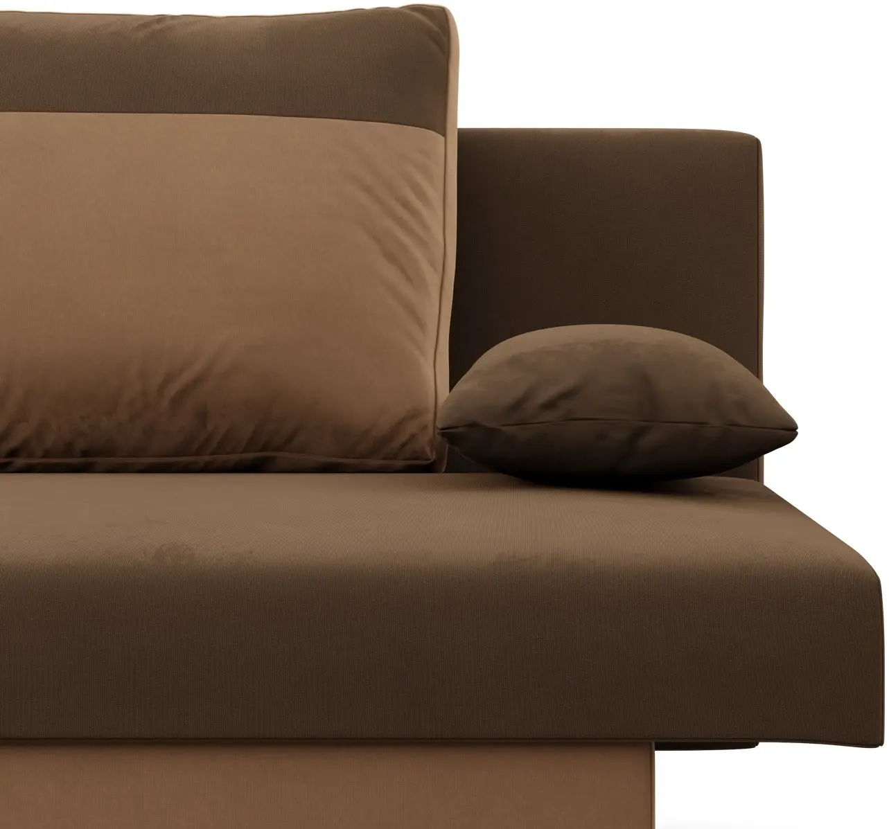 Canapea Magnifico Meble Nola Bonell Mikrofaza 20/Mikrofaza 48 (Brown/Cappuccino) - 6