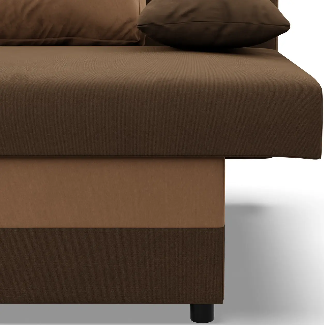 Canapea Magnifico Meble Nola Bonell Mikrofaza 20/Mikrofaza 48 (Brown/Cappuccino) - 7