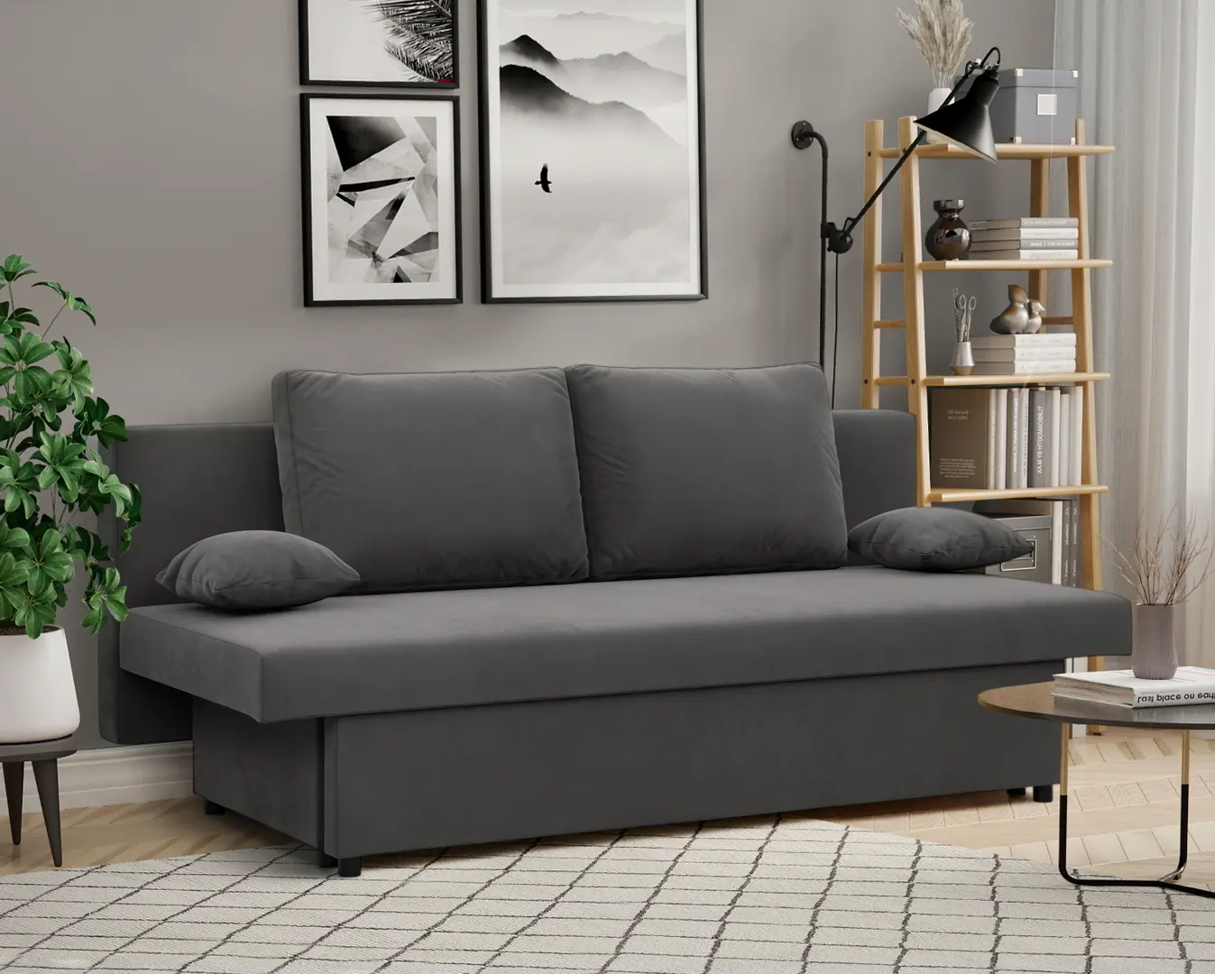 Диван Magnifico Meble Nola Bonell Mikrofaza 27 (Grey)