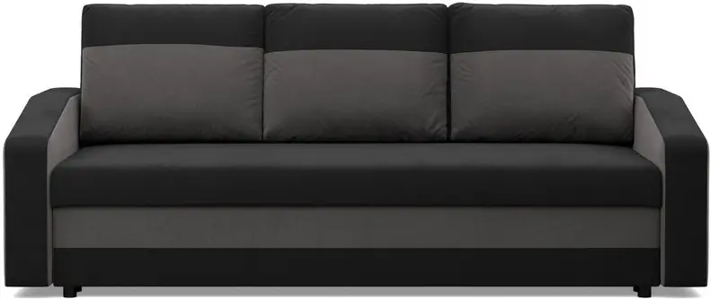 Canapea Magnifico Meble Orion Bonell Mikrofaza 15/Mikrofaza 27 (Black/Grey) - 3