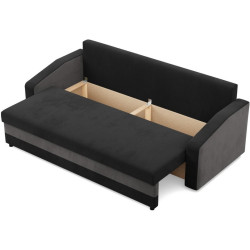 Canapea Magnifico Meble Orion Bonell Mikrofaza 15/Mikrofaza 27 (Black/Grey) Thumb