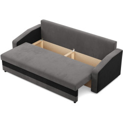 Canapea Magnifico Meble Orion Bonell Mikrofaza 27/Mikrofaza 15 (Grey/Black) Thumb