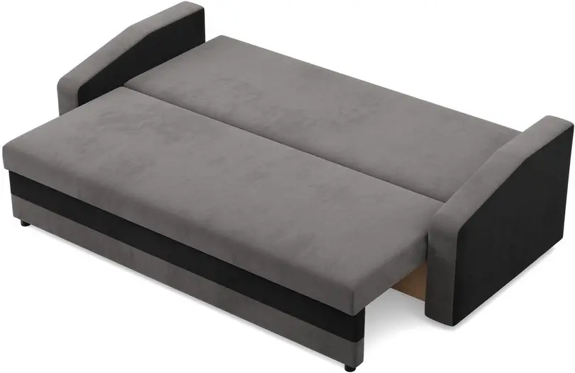 Canapea Magnifico Meble Orion Bonell Mikrofaza 27/Mikrofaza 15 (Grey/Black) - 5