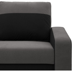 Canapea Magnifico Meble Orion Bonell Mikrofaza 27/Mikrofaza 15 (Grey/Black) Thumb