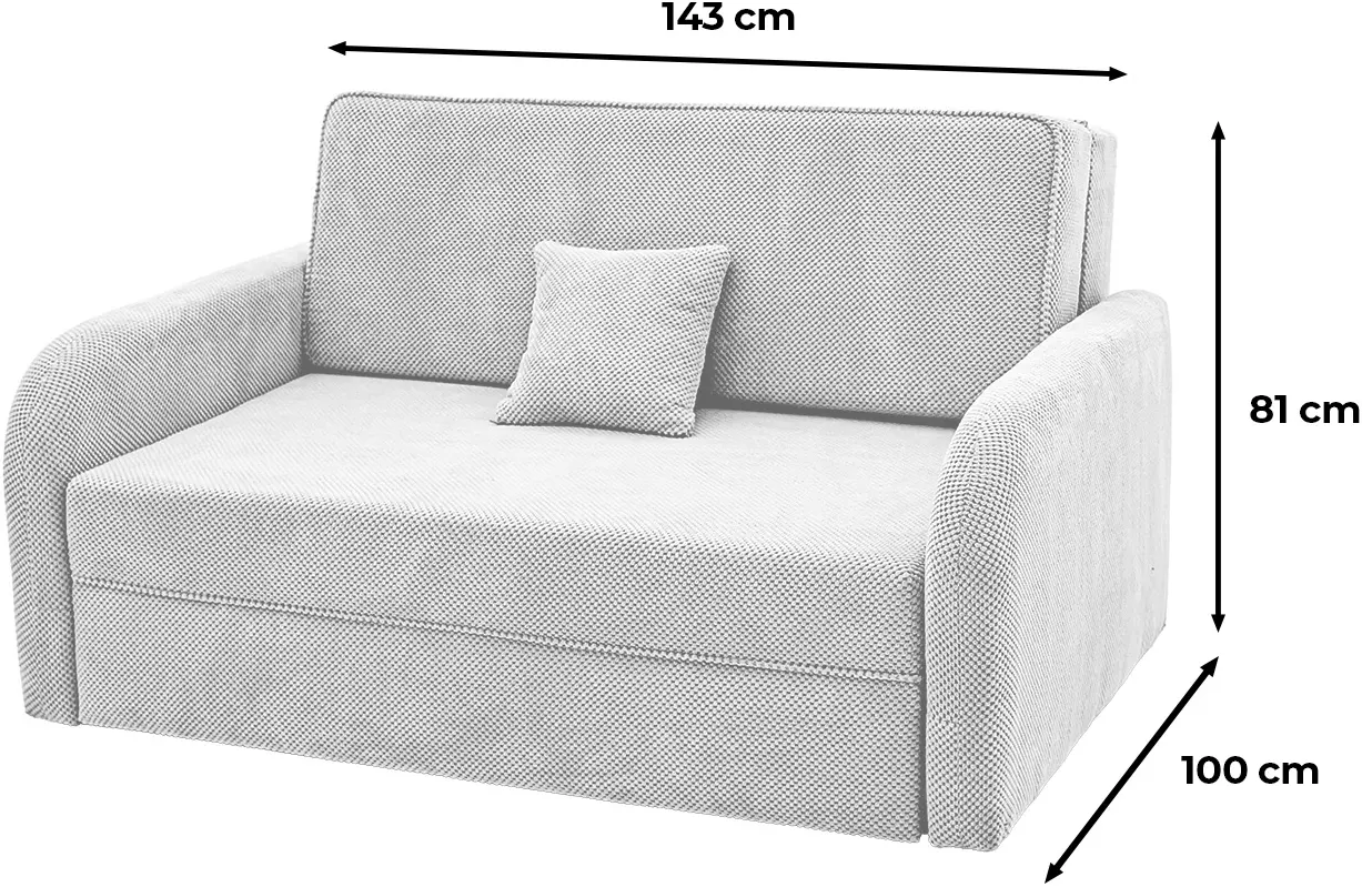 Canapea Magnifico Meble Somo 120 Onega 25 (Light Green)