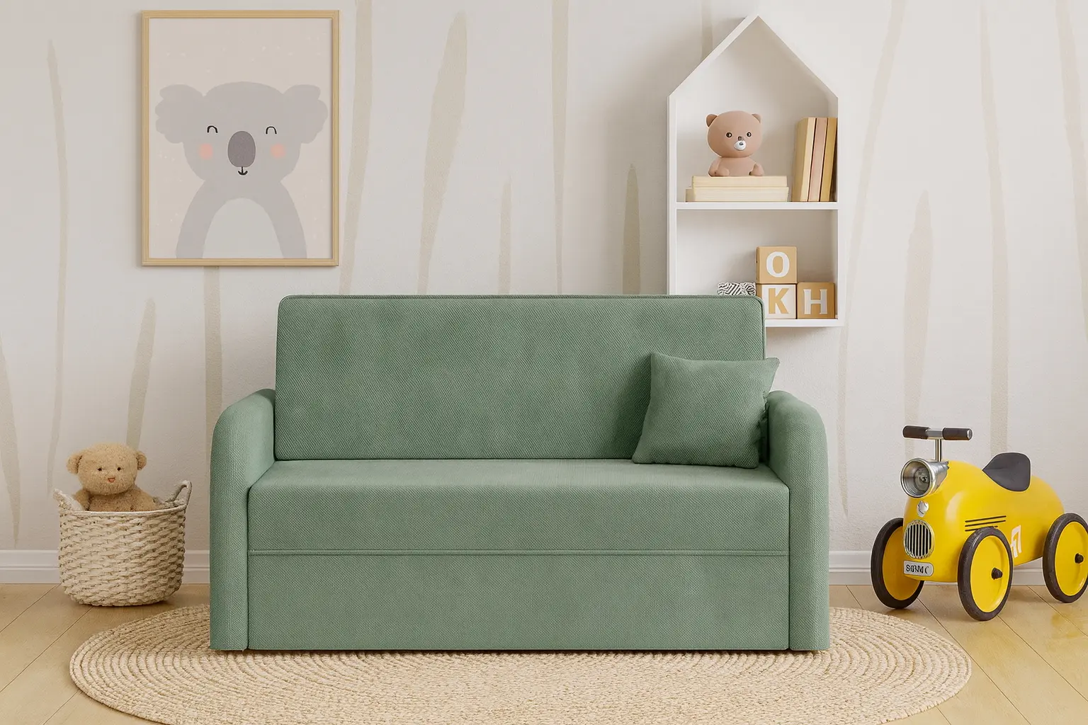 Canapea Magnifico Meble Somo 120 Onega 25 (Light Green)