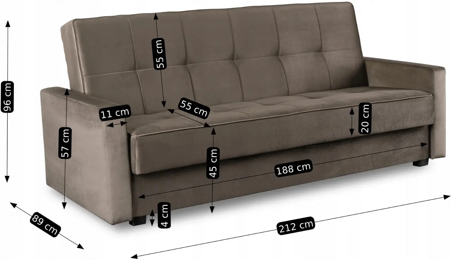 Canapea Mebel Elite Aluna Paros 4 (Beige) - 9