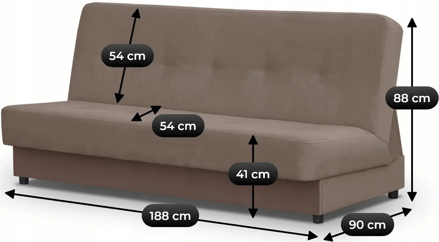 Диван Mebel Elite Aruba (Brown) - 7