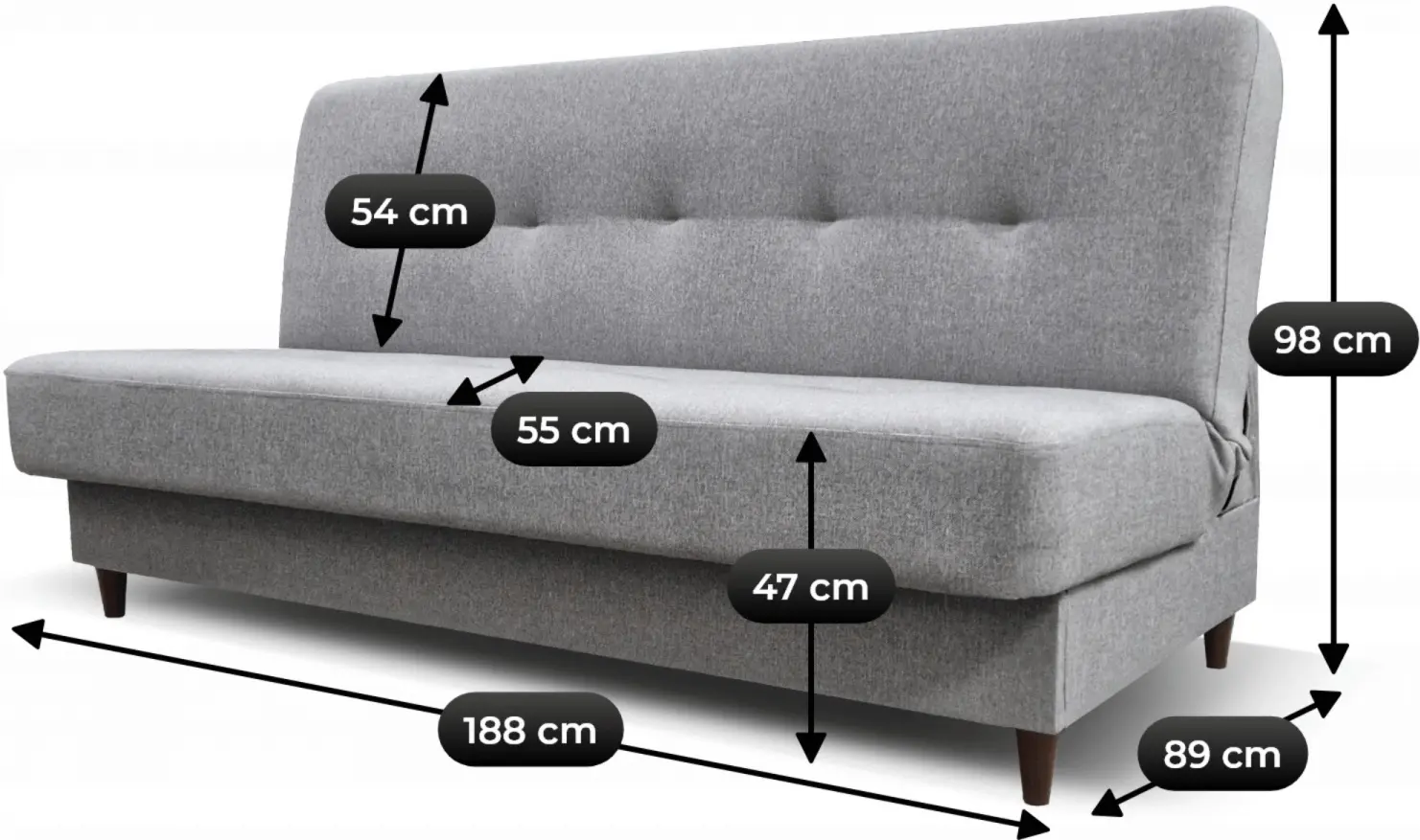 Диван Mebel Elite Aruba Lux 32 (Grey) - 7