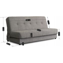 Canapea Mebel Elite Aruba Polaris 19 (Grey) Thumb