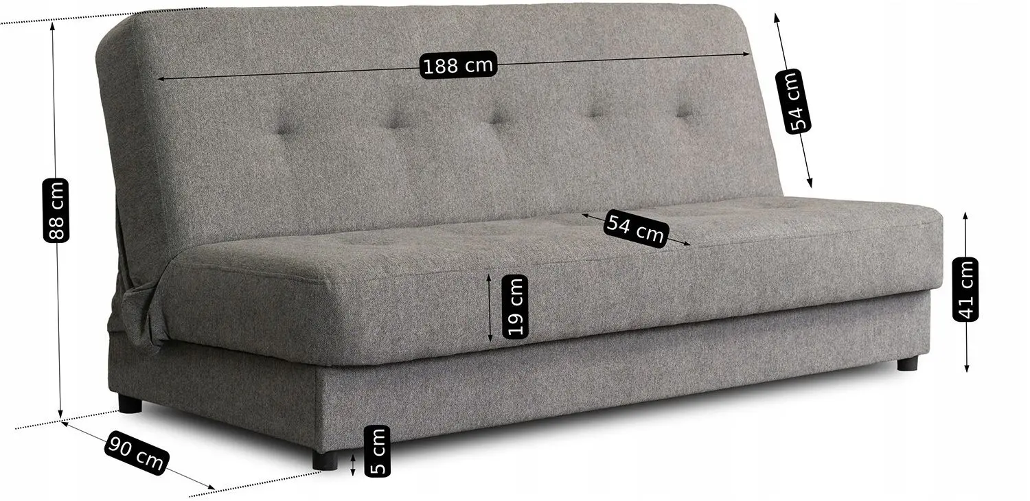 Canapea Mebel Elite Aruba Polaris 19 (Grey)