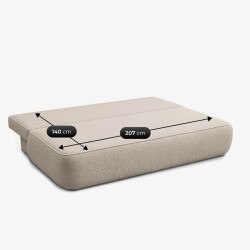 Диван Mebel Elite Arveto Boucle (Beige) Thumb
