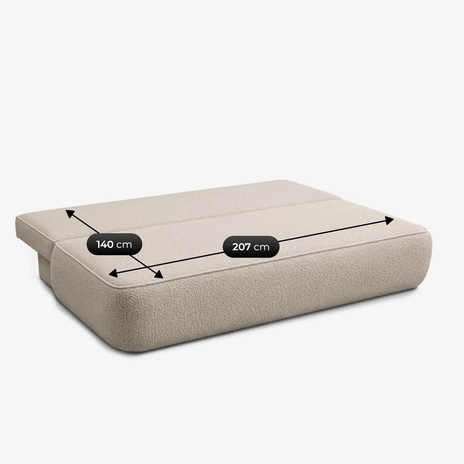 Диван Mebel Elite Arveto Boucle (Beige) - 8