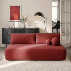 Диван Mebel Elite Arveto Boucle (Bordeaux)