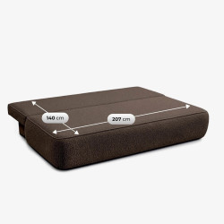 Диван Mebel Elite Arveto Boucle (Brown) Thumb