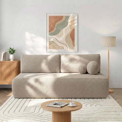 Диван Mebel Elite Arveto Boucle (Cream)