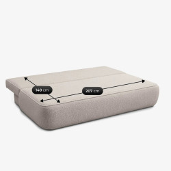 Диван Mebel Elite Arveto Boucle (Cream) Thumb