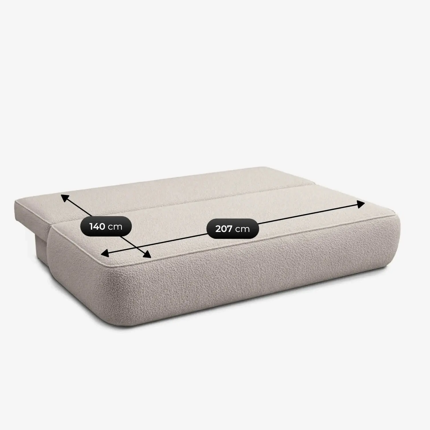 Диван Mebel Elite Arveto Boucle (Cream) - 8