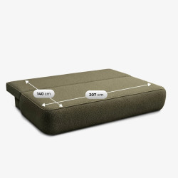 Диван Mebel Elite Arveto Boucle (Olive) Thumb