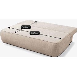 Диван Mebel Elite Arveto Flow 3 (Cream) Thumb