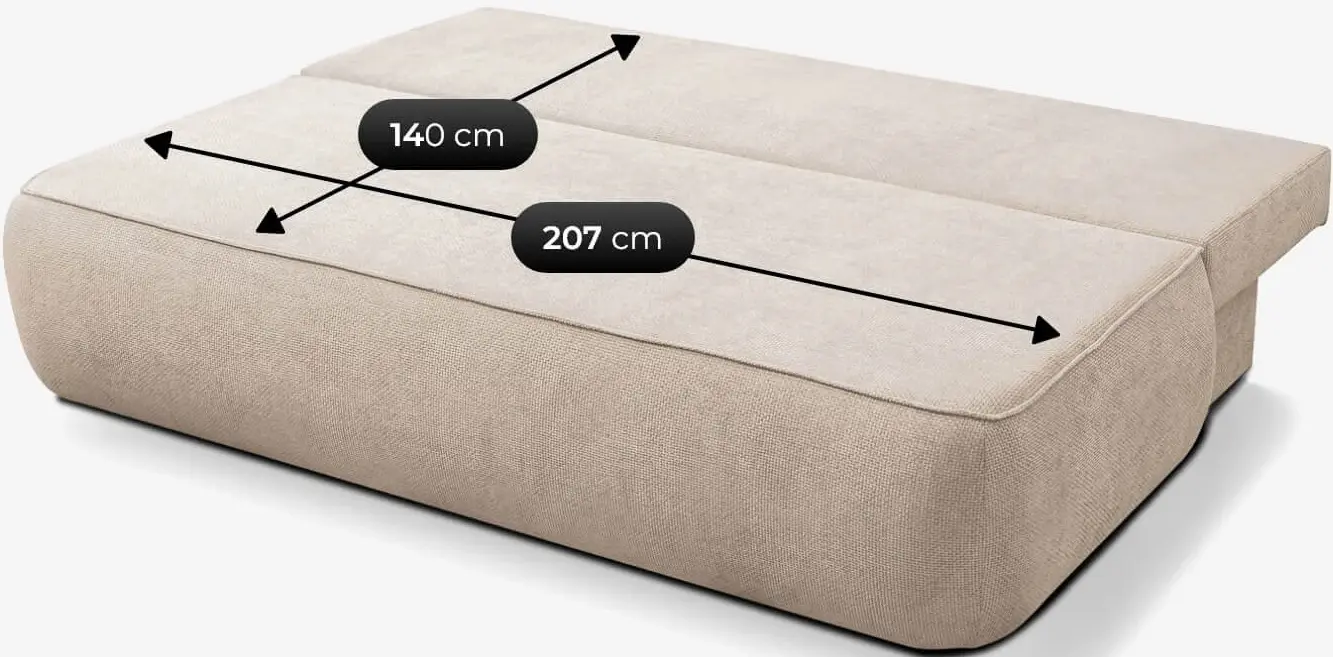 Диван Mebel Elite Arveto Flow 3 (Cream) - 7