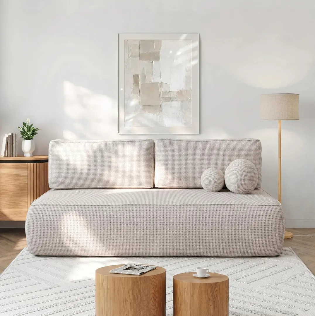 Диван Mebel Elite Arveto Flow 3 (Cream)