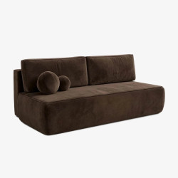 Диван Mebel Elite Arveto Velour (Brown) Thumb