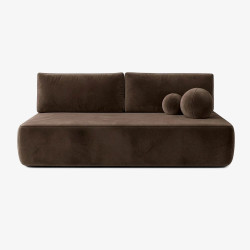 Диван Mebel Elite Arveto Velour (Brown) Thumb