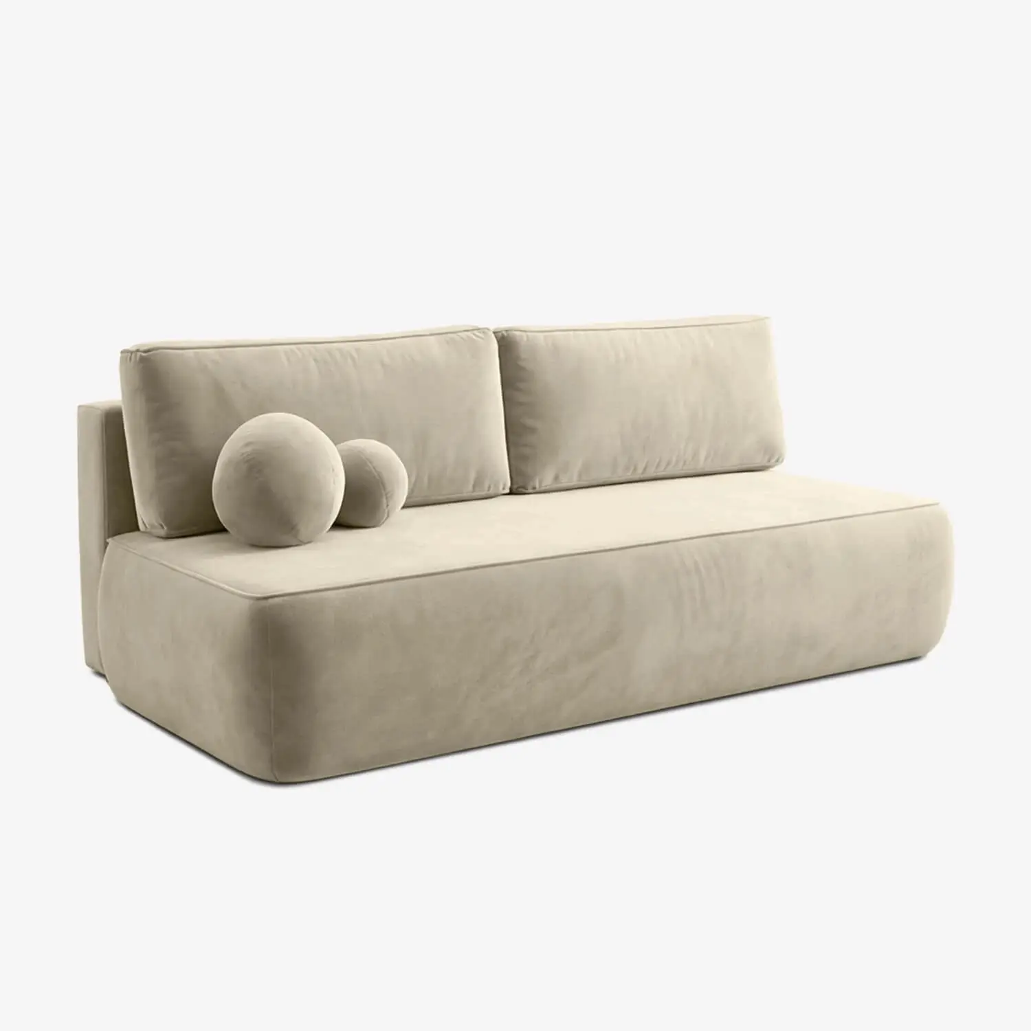 Canapea Mebel Elite Arveto Velour (Cream) - 2