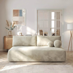 Canapea Mebel Elite Arveto Velour (Cream)