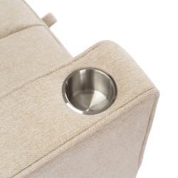 Canapea Mebel Elite Aster do Spania (Beige) Thumb