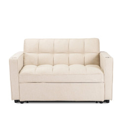 Canapea Mebel Elite Aster do Spania (Beige) Thumb