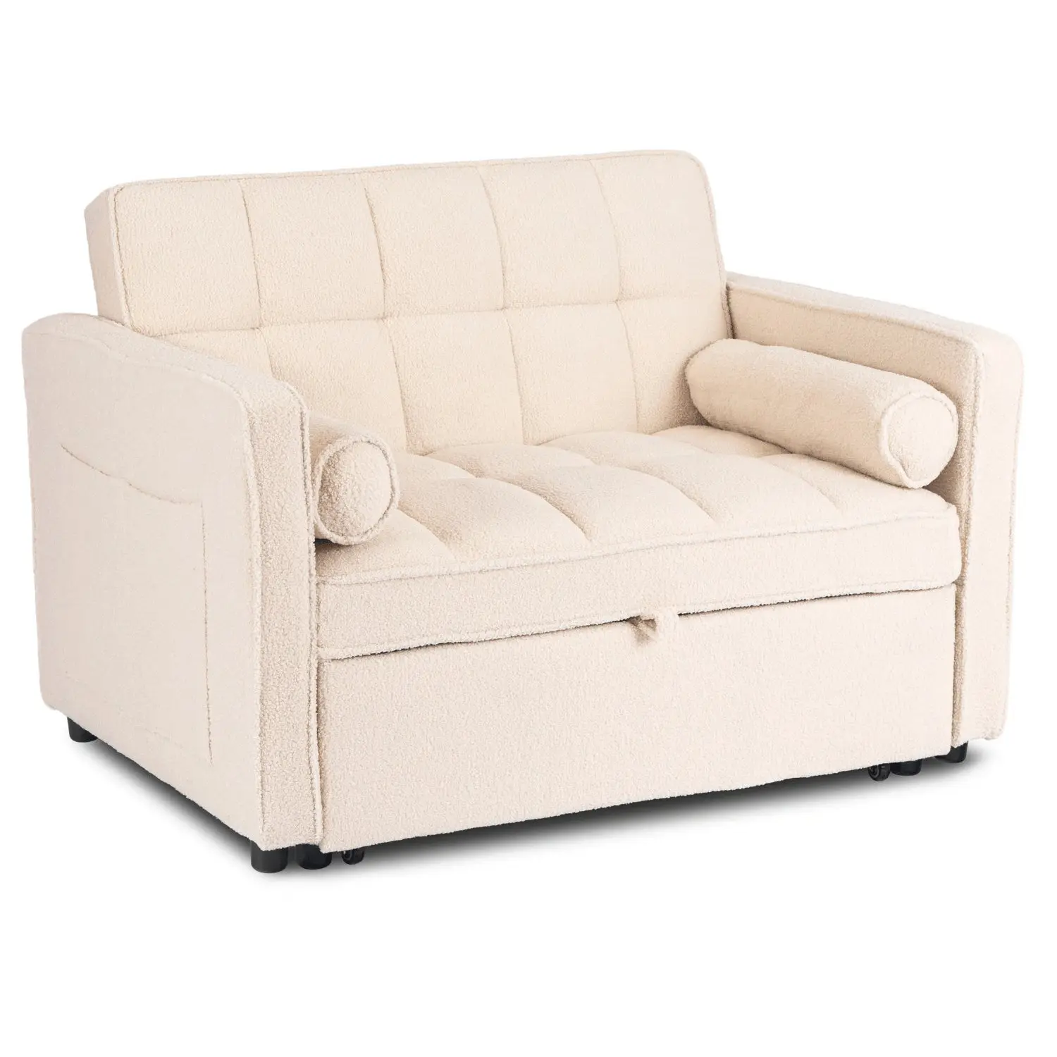 Canapea Mebel Elite Corra do Spania Boucle (Beige) - 2