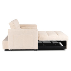Canapea Mebel Elite Corra do Spania Boucle (Beige) Thumb