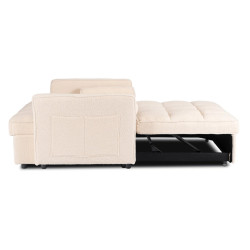 Canapea Mebel Elite Corra do Spania Boucle (Beige) Thumb