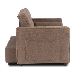 Диван Mebel Elite Corra do Spania Boucle (Brown) Thumb