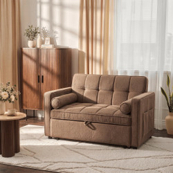 Диван Mebel Elite Corra do Spania Boucle (Brown)