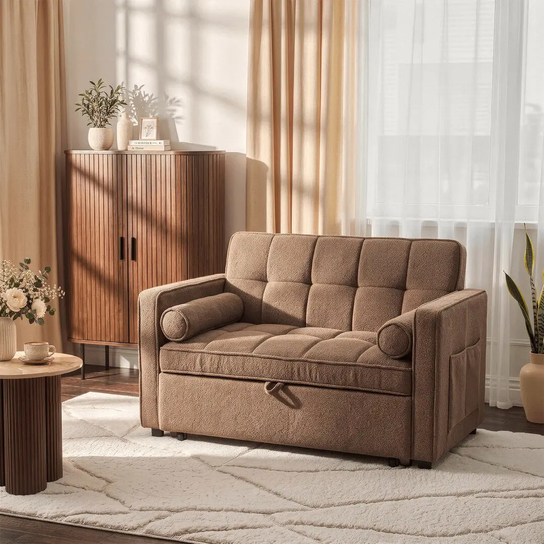 Диван Mebel Elite Corra do Spania Boucle (Brown)