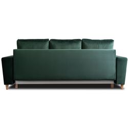 Диван Mebel Elite Emil Velluto 10 (Green/Natural Oak) Thumb