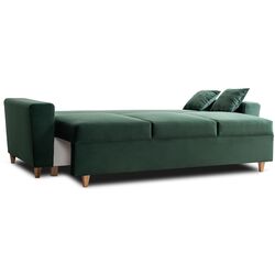 Диван Mebel Elite Emil Velluto 10 (Green/Natural Oak) Thumb
